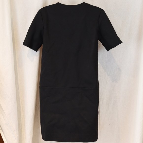 Everlane Black V Neck Classic Timeless Elegant Any Occasion Dress XS - Picture 6 of 11